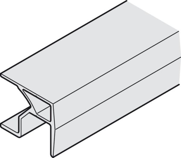 Шина ходова Slido F-Fold61 алюм. срібн.анод. 2500мм , 409.31.605 <p>Шина ходова Slido F-Fold61 алюм. срібн.анод. 2500мм</p>