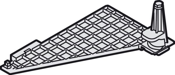 Фіксатор Slido F-Flush51 60A правий чорний  пласт, 400.50.536 Фіксатор Slido F-Flush51 60A правий чорний  пласт