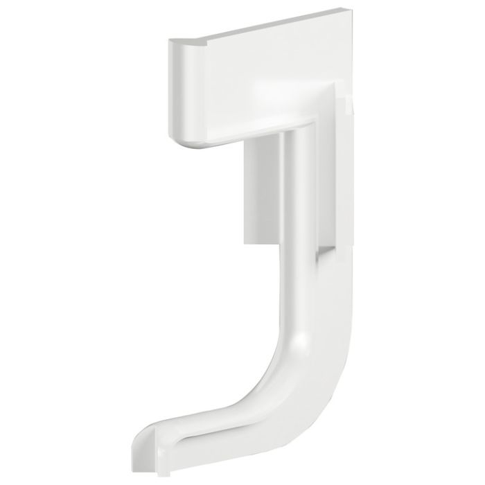 Внутрішній кут, пластик АБС| біла, L-подібний втоплений профіль ручки зі світлодіодом,126.00.624, 126.00.624