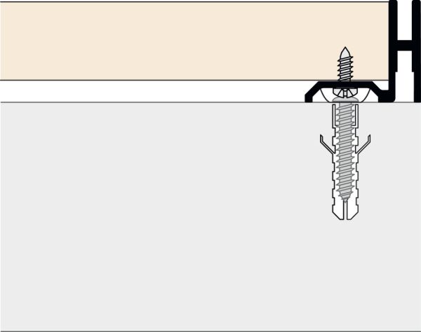 Шина VS прав.1отв.алюм.чорн.анод. 3012мм