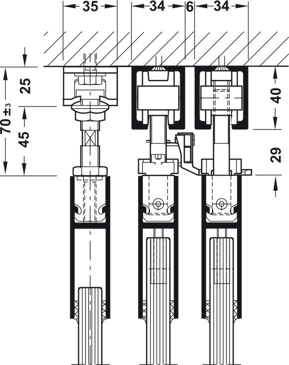 Комплект фурнітури Hawa JuniorTelescopic 80/G , 940.80.090 <p>Комплект фурнітури Hawa JuniorTelescopic 80/G</p>
