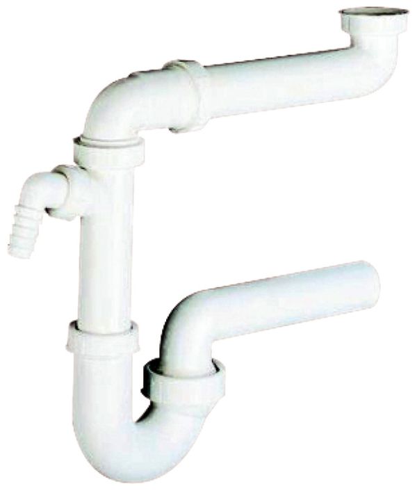 Компактний сифон 1 1/2" x DN50, 565.96.005 Компактний сифон 1 1/2" x DN50