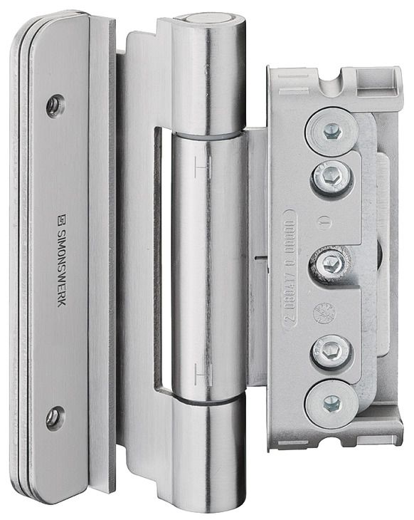 Петля BAKA PROTECT 4030 3D FD WS MF AL сталь нержавіюча матова, 922.13.860 Петля BAKA PROTECT 4030 3D FD WS MF AL сталь нержавіюча матова