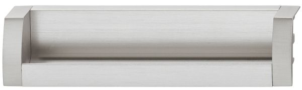 Ручка врізна алюміній колір нержавіюча сталь 143x43mm, 151.85.021 Ручка врізна алюміній колір нержавіюча сталь 143x43mm
