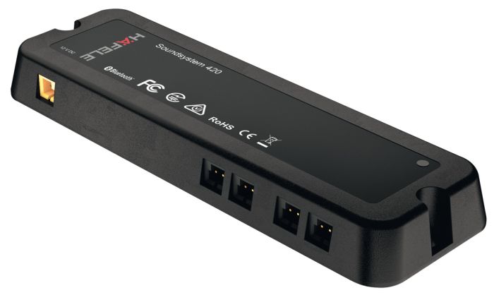 Звукова система, 420 Е, аудіосистема 12 V| Модель 420 E, зі стереопідсилювачем, 2 збуджувачами та керуванням Bluetooth®, (822.65.034)  8519890090, 822.65.034