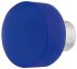 Ручка-кнопка D25х22мм, нерж.сталь,склян, син.,мат