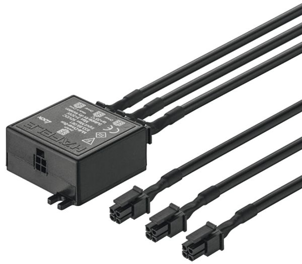 Розгалужувач для драйверів 12V/24V/350mA (3 драйвери - 1 вимикач), 833.89.061 Розгалужувач для драйверів 12V/24V/350mA (3 драйвери - 1 вимикач)