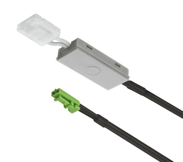 Прихований вимикач/димер для LED, пластик, 24V колір: сірий, 833.89.119 Прихований вимикач/димер для LED, пластик, 24V колір: сірий