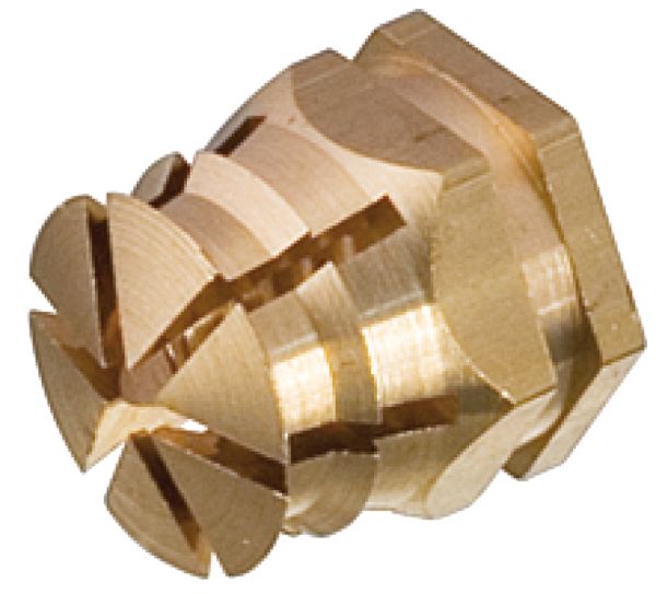 DIY муфта лат.без покр.M6 8X12мм 4шт., 480.11.503 DIY муфта лат.без покр.M6 8X12мм 4шт.