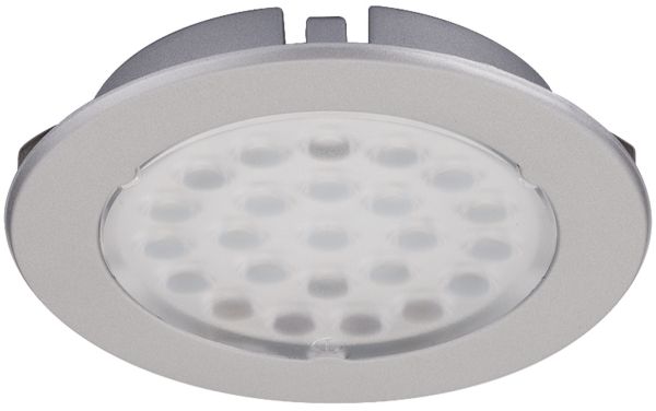 Світильник LED 1075 пластмаса колір сріблястий / теплий білий 3000-3250 K 12V/1,6 W, 833.31.921 Світильник LED 1075 пластмаса колір сріблястий / теплий білий 3000-3250 K 12V/1,6 W