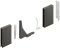 Тримач панелі, Hafele Matrix Box P| металевий антрацит, (551.60.999)  3926300090, 551.60.999, Фото № 1 Тримач панелі, Hafele Matrix Box P| металевий антрацит, (551.60.999)  3926300090, 551.60.999