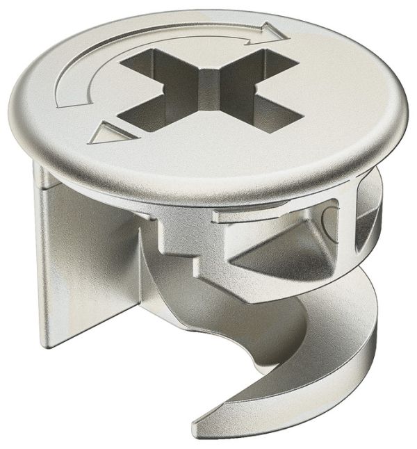 Корпус стяжки Minifix12R/12 цинк колір нікелю , 262.18.720 <p>Корпус стяжки Minifix12R/12 цинк колір нікелю</p>
