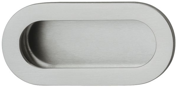 Ручка врізна 102х50мм, нерж. ст.мат., 155.01.506 Ручка врізна 102х50мм, нерж. ст.мат.