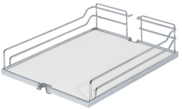 Навісна корзина ARENA CLASSIC 250x462x106мм з anti-slip, сталь, хром./ білий, 546.75.243 Навісна корзина ARENA CLASSIC 250x462x106мм з anti-slip, сталь, хром./ білий