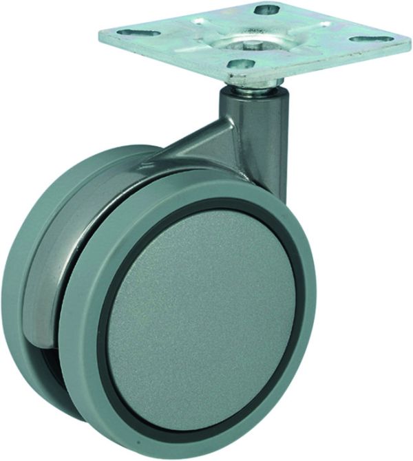 Ролик "DESIGN" D120мм, 60х60мм, 60 кг, гум.сірий . , 661.54.903 <p>Ролик "DESIGN" D120мм, 60х60мм, 60 кг, гум.сірий .</p>
