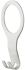 Coat hanger receiver, stainless steel, 30x70mm Coat hanger receiver, stainless steel, 30x70mm