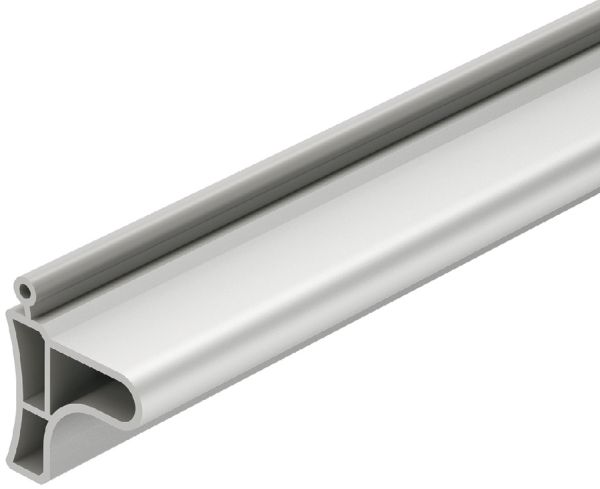 Кінцевий профіль нижній, пластик сірий 2300 мм