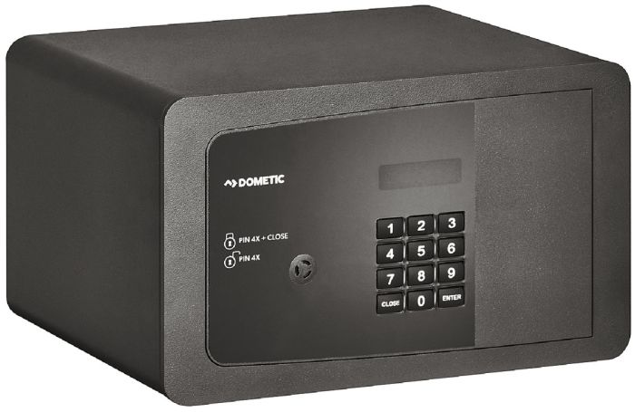 Готельний сейф Dometic proSafe MD283| Зовнішній Розмір: (В x Ш x Г): 165 x 280 x 235 мм, місткість: 8,3 л, вага: 6,2 кг, (836.21.021), аналог до арт. (836.22.051), 836.21.021