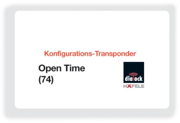 Конфігураційна картка-ключ ISO OpenTime(74), 917.42.021 Конфігураційна картка-ключ ISO OpenTime(74)