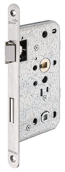 Замок WC, DL60/20мм, 3 клас, лівий, ст.нерж., 911.04.592 Замок WC, DL60/20мм, 3 клас, лівий, ст.нерж.