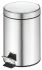 Смітник нержавіюча сталь полірована, кругла форма, 3л