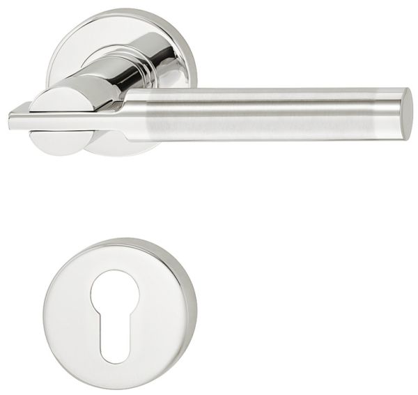 Комплект ручок LDH 2194 Bicolor РС нержавіюча сталь 8мм, 903.82.163 Комплект ручок LDH 2194 Bicolor РС нержавіюча сталь 8мм