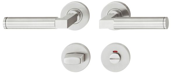 Комплект ручок WC Model PDH3107 нерж. сталь, матова, 902.93.906 Комплект ручок WC Model PDH3107 нерж. сталь, матова