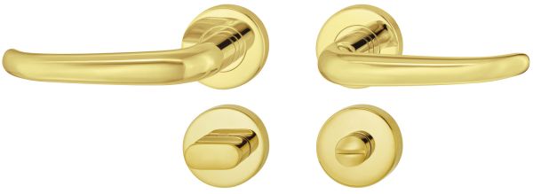 Комплект ручок LDH 2176 WC нержавіюча сталь колір латунь полірована , 903.93.589 <p>Комплект ручок LDH 2176 WC нержавіюча сталь колір латунь полірована</p>