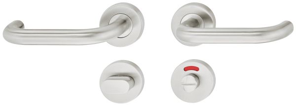 Комплект ручок LDH 2170 WC нержавіюча сталь матова 8мм, 903.93.586 Комплект ручок LDH 2170 WC нержавіюча сталь матова 8мм