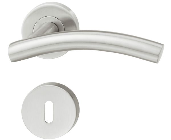 Комплект ручок LDH 2173 WC нержавіюча сталь матова 8мм, 903.93.576 Комплект ручок LDH 2173 WC нержавіюча сталь матова 8мм