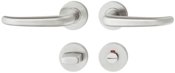 Комплект ручок PDH3104 WC нержавіюча сталь матова 8мм, 902.93.896 Комплект ручок PDH3104 WC нержавіюча сталь матова 8мм