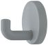 Гачок для одягу, матовий камінь сірий