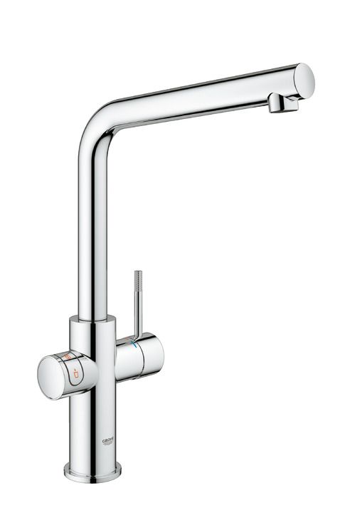 Одноважільний змішувач, змішувач, Grohe Red? Duo | для холодної, теплої та окропу, L-вилив, хромований, бойлер 4 л , (569.46.260), 569.46.260 Одноважільний змішувач, змішувач, Grohe Red? Duo | для холодної, теплої та окропу, L-вилив, хромований, бойлер 4 л , (569.46.260)