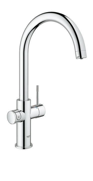 Одноважільний змішувач, змішувач, Grohe Blue? Professional | С-подібний вилив, фіксований вилив, хромований , (569.47.220), 569.47.220 Одноважільний змішувач, змішувач, Grohe Blue? Professional | С-подібний вилив, фіксований вилив, хромований , (569.47.220)