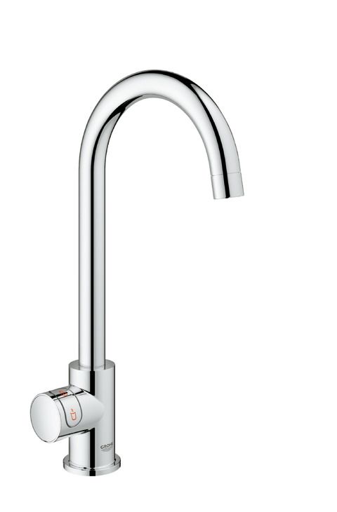 Одноважільний змішувач, змішувач, Grohe Red® Mono | Для кип'ятіння води, С-вилив, хромований бойлер на 8 л , (569.46.210), 569.46.210 Одноважільний змішувач, змішувач, Grohe Red® Mono | Для кип'ятіння води, С-вилив, хромований бойлер на 8 л , (569.46.210)