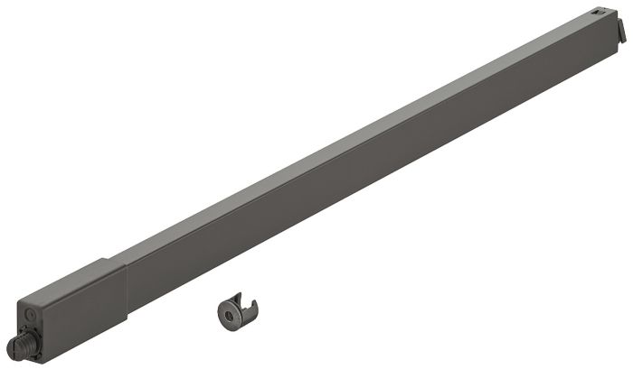 Прямокутний рейлінг Hafele Matrix S Slim, чорний, довжина: 500 мм, 552.51.115, 552.51.115