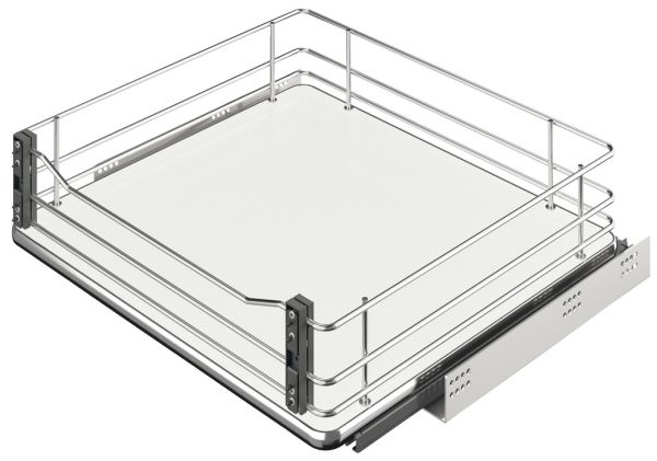 Фронт. вис. корзина стал. ант./хром./білий  600мм, 549.06.707 Фронт. вис. корзина стал. ант./хром./білий  600мм