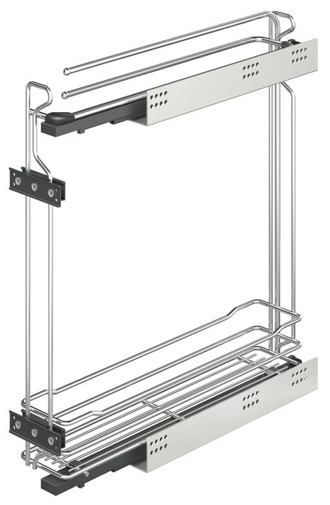 Карго для рушн. 150мм 2-рівн. 90 гр. 3D з довод., антр./ хром., 549.37.210 Карго для рушн. 150мм 2-рівн. 90 гр. 3D з довод., антр./ хром.