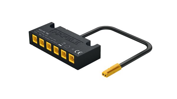 Розгалужувач LOOX 12V/0.10/чорний  6 кан., 833.95.786 Розгалужувач LOOX 12V/0.10/чорний  6 кан.