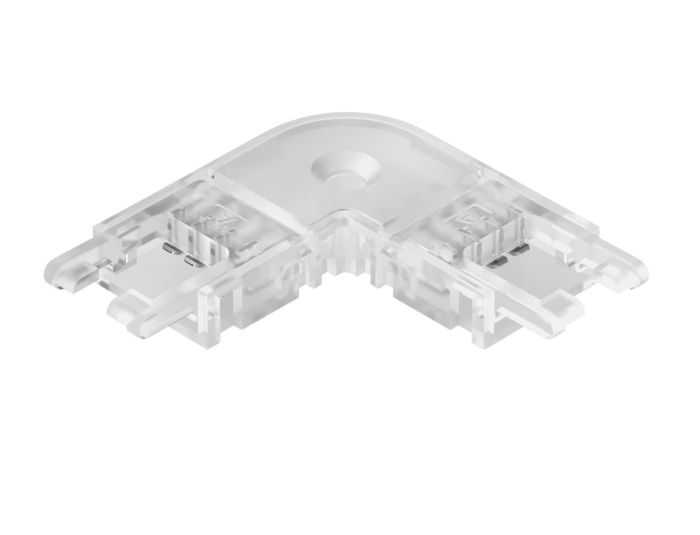 Кутовий роз'єм, для світлодіодної стрічки Hafele Loox5 10 мм, 4-контактний (RGB)| 3,5 А, Довжина: 26 мм, Ширина: 26 мм, 3,5 А, (833.89.189)  8536699090, 833.89.189