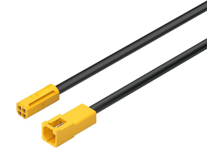 Подовжувач, Hafele Loox5, 4-контактний (RGB)| 12 V, 3,5 А, 20 AWG, Довжина кабелю: 2 м, (833.95.716)  8544429098, 833.95.716