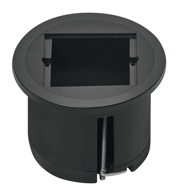 Елем. розет.One-Plug пуст.мод.пл.чорний, 820.08.370 Елем. розет.One-Plug пуст.мод.пл.чорний