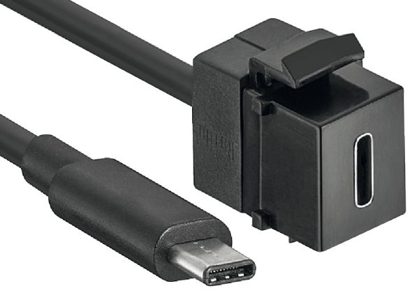 <p>Модуль USB C з 0.5м каб.чорн.</p>