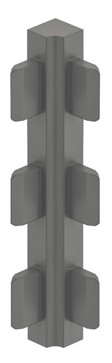 З'єднувач, сірий, висота: 60 мм, 2 сторони