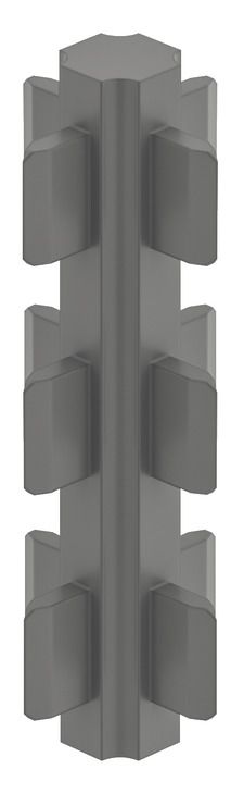 З'єднувач для внутрішніх роздільників шухляд, Matrix Extra DD, сірий, висота: 60 мм, 4 сторони, 556.11.554, 556.11.554