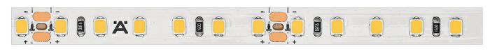 Світлодіодна стрічка, Hafele Loox5 Eco LED 3073 24 В 8 мм 2-контактна (монохромна), 120 світлодіодів/м, 14,4 Вт/м, IP20| Холодний білий 4000 K, 50 м, 833.76.727, 833.76.727