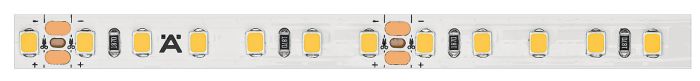 Світлодіодна стрічка, Hafele Loox5 Eco LED 3074 24 В 8 мм 2-контактна (монохромна)| 120 світлодіодів/м, 9,6 Вт/м, IP20, теплий білий 3000 K, 50 м, 833.76.736, 833.76.736