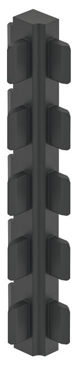 З'єднувач, антрацит, висота: 90 мм, 3 сторони