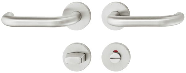 К-т дв. ручок WC 8 нерж.ст.мат. , 903.83.916 <p>К-т дв. ручок WC 8 нерж.ст.мат.</p>