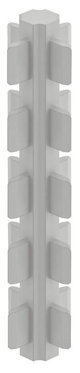 З'єднувач для внутрішніх роздільників шухляд, Matrix Extra DD, білий, висота: 90 мм, 4 сторони, 556.11.764, 556.11.764